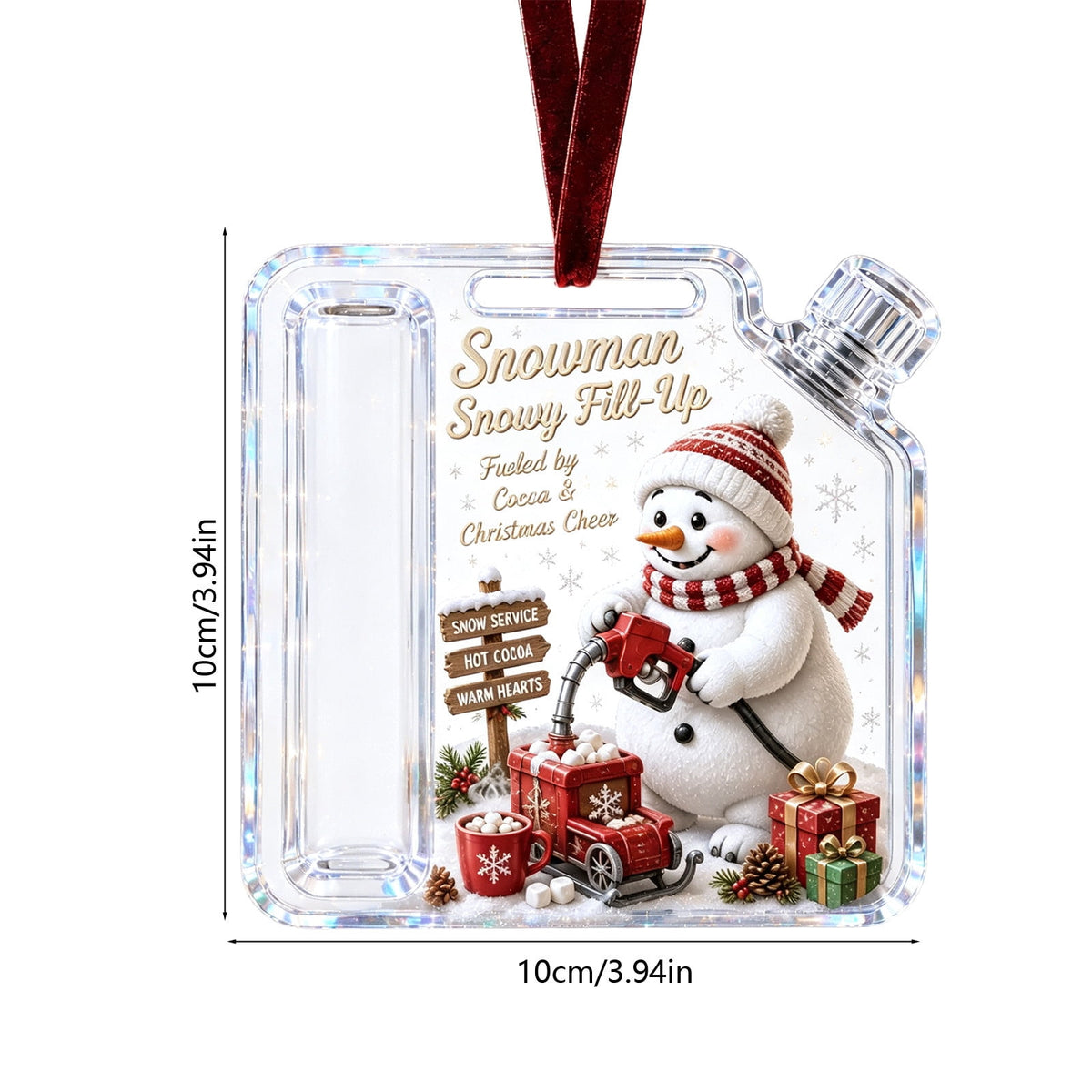 Christmas Cash Gift Stocking Shaped Ornament, Crystal-Clear Cash Holder Ornament with Xmas Stocking Design, Hanging Money Keepsake for Christmas Tree Wreath Garland, Surprise for Family Friends (F)