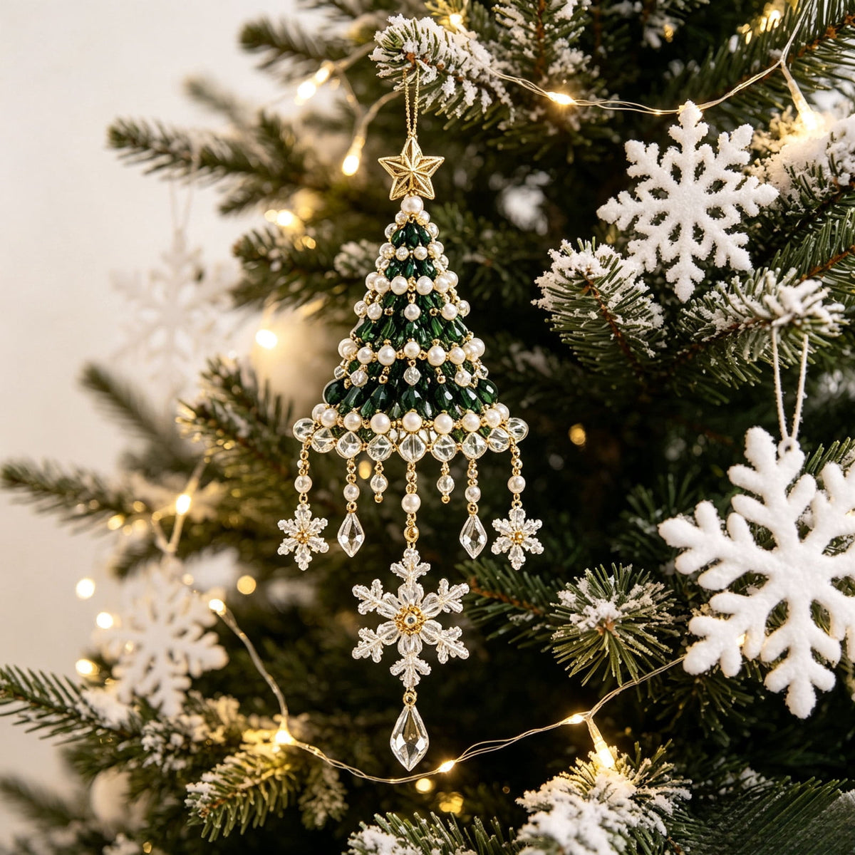 DIY Beaded Christmas Tree Craft Kit Christmas Decorations, 3D Candy Beaded Christmas Tree Craft Kit Christmas Decor, Christmas Crafts for Adults