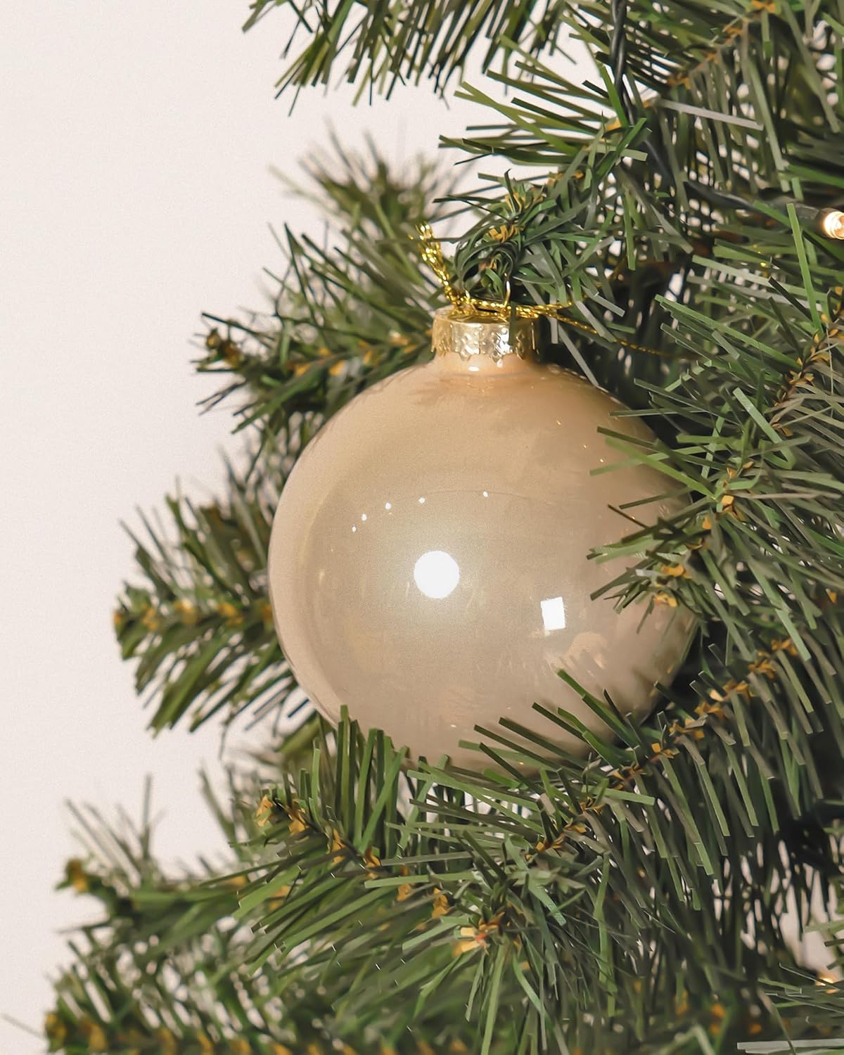 Glass Christmas Ornaments, Hanging Christmas Baubles for Xmas Tree Decoration, Wedding Party Gift