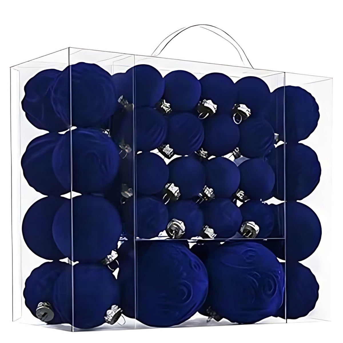Glowing Christmas Scene Ornament Clearance, 3.15 Inch Light Up Mini Holiday Bauble with Warm LED, Xmas Tree Hanging Decor for Window Mantel Shelf