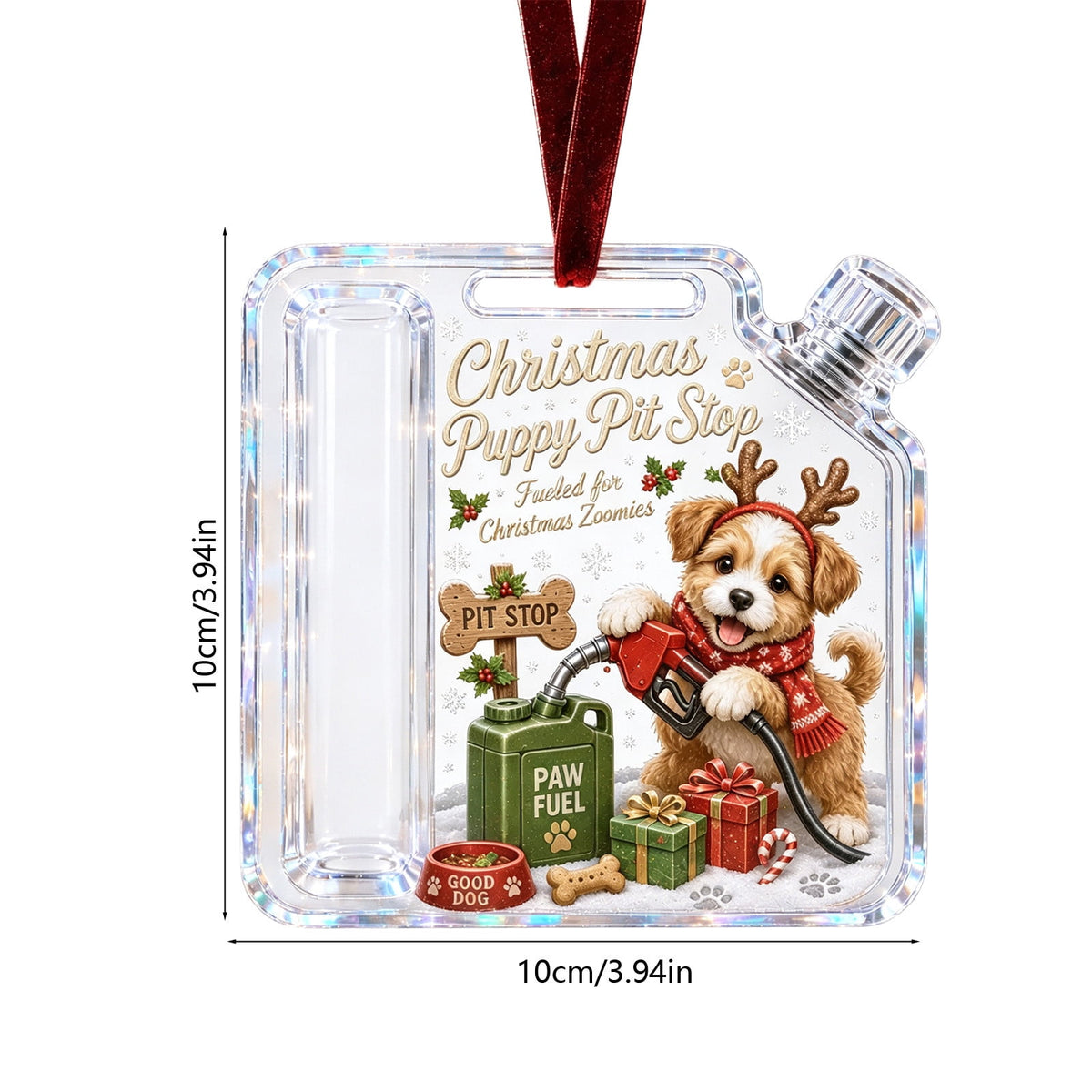 Christmas Cash Gift Stocking Shaped Ornament, Crystal-Clear Cash Holder Ornament with Xmas Stocking Design, Hanging Money Keepsake for Christmas Tree Wreath Garland, Surprise for Family Friends (F)