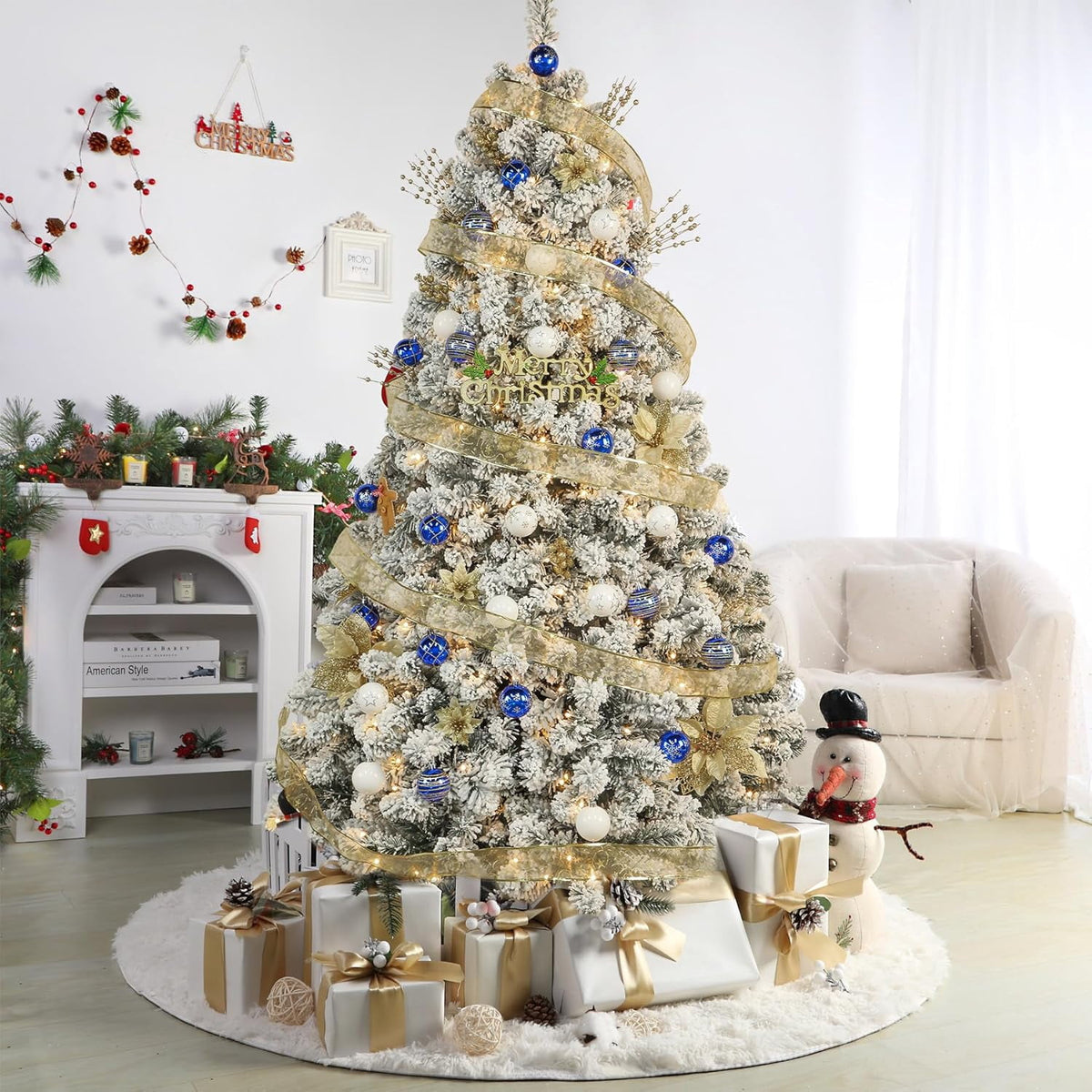 30ct Christmas Ball Ornaments, 2.36 in Shatterproof Xmas Tree Decorations, Plastic Baubles for Holiday, Party, Wedding, or Home Decor, Red & Gold