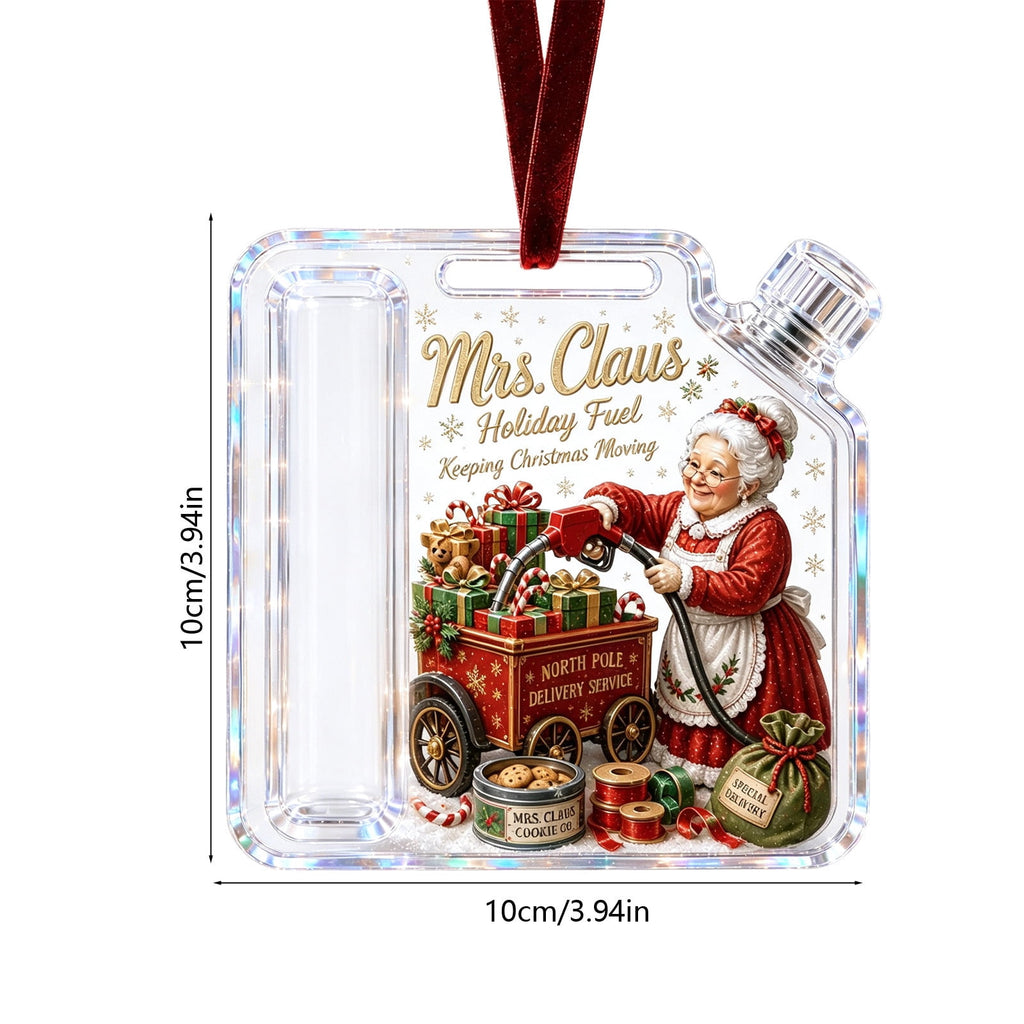 Christmas Cash Gift Stocking Shaped Ornament, Crystal-Clear Cash Holder Ornament with Xmas Stocking Design, Hanging Money Keepsake for Christmas Tree Wreath Garland, Surprise for Family Friends (F)