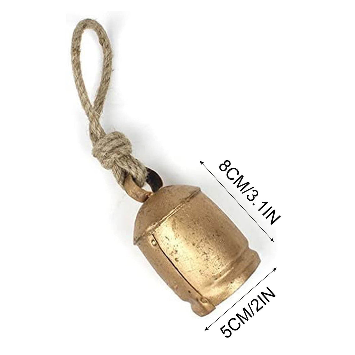 Clearance Christmas Decoration Christmas Decor Xmas Gifts Set Of 3 Christmas Bell Brass Cow Shabby Style Metal Hanging Giant Cow Bells Decor