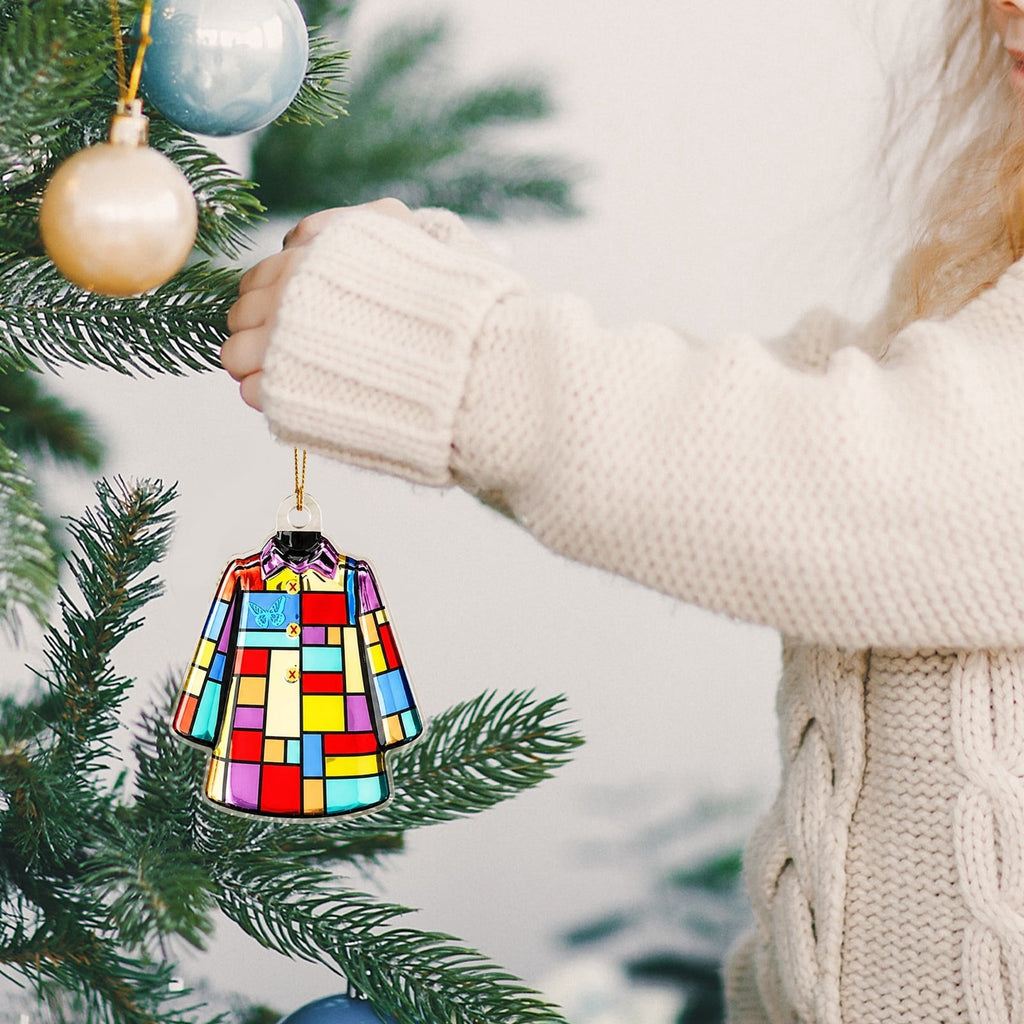 Dolly Memorial Acrylic Christmas Ornament Themed Christmas Ornament for Tree Car Office Home Dolly Themed Xmas Hanging Decor Country Music Holiday Decoration Gift