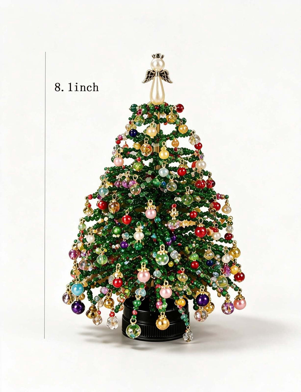 DIY Beaded Christmas Tree Craft Kit Christmas Decorations, 3D Candy Beaded Christmas Tree Craft Kit Christmas Decor, Christmas Crafts for Adults