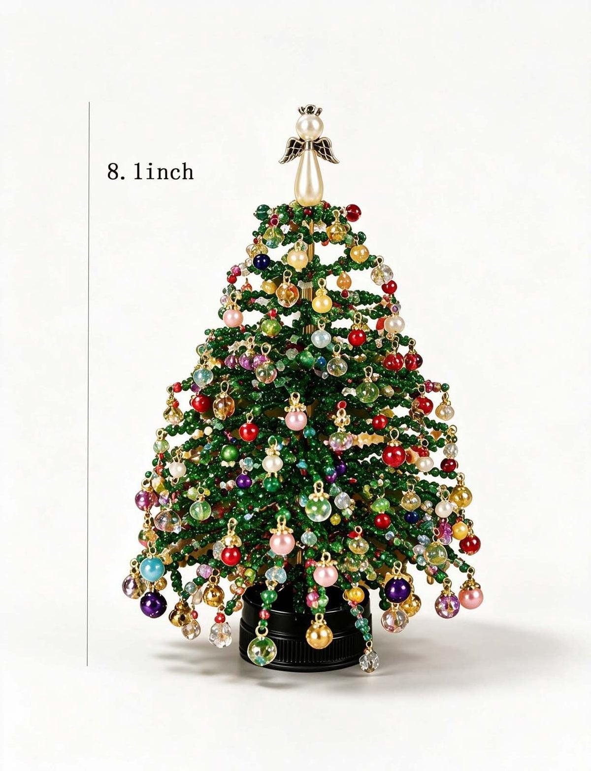 DIY Beaded Christmas Tree Craft Kit Christmas Decorations, 3D Candy Beaded Christmas Tree Craft Kit Christmas Decor, Christmas Crafts for Adults