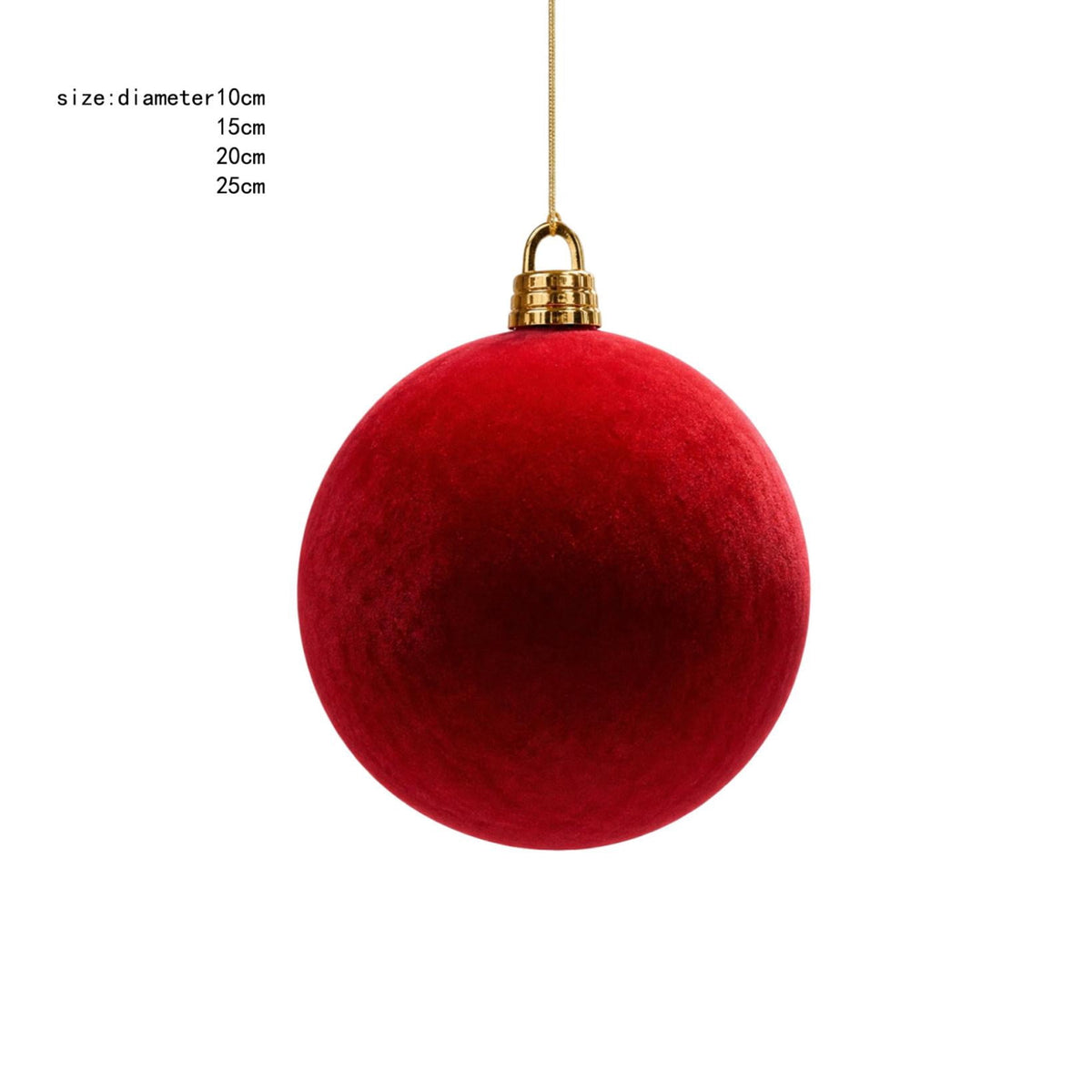 Adornos Para Arbol De Navidad, Shatterproof Big Red Ball Ornament, Soft Oversized Commercial Hanging Velvet Christmas Decor for Mall, Hotel, Staircase