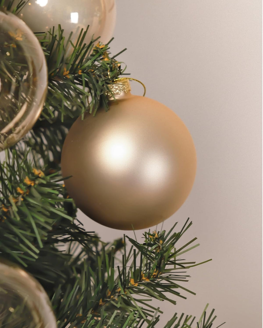 Glass Christmas Ornaments, Hanging Christmas Baubles for Xmas Tree Decoration, Wedding Party Gift