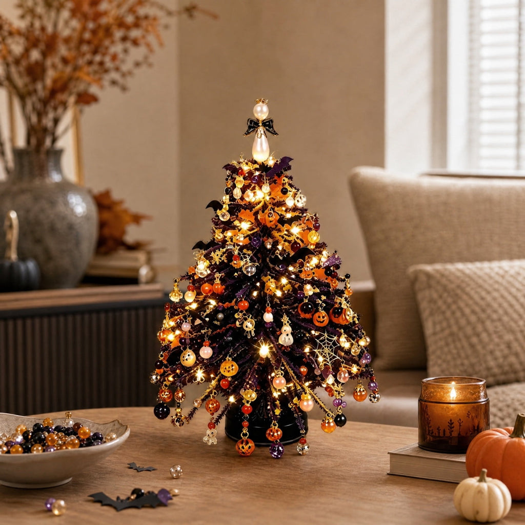 DIY Beaded Christmas Tree Craft Kit Christmas Decorations, 3D Candy Beaded Christmas Tree Craft Kit Christmas Decor, Christmas Crafts for Adults
