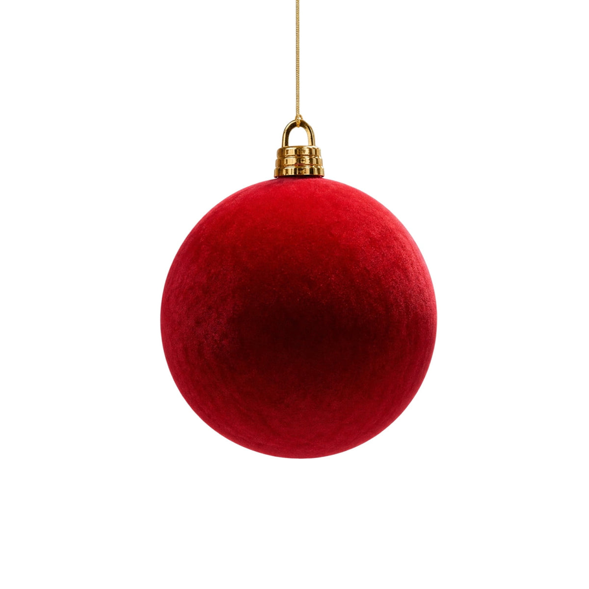 Adornos Para Arbol De Navidad, Shatterproof Big Red Ball Ornament, Soft Oversized Commercial Hanging Velvet Christmas Decor for Mall, Hotel, Staircase