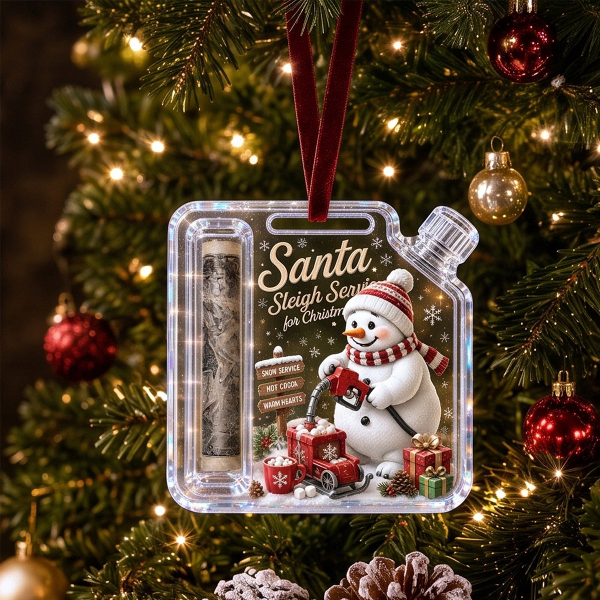 Christmas Cash Gift Stocking Shaped Ornament, Crystal-Clear Cash Holder Ornament with Xmas Stocking Design, Hanging Money Keepsake for Christmas Tree Wreath Garland, Surprise for Family Friends (F)