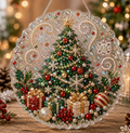 Christmas in July DIY Diamond Art Hanging Ornament – Handmade Sparkling Christmas Keepsake Quiet Leisure Craft for Summer Rainy Afternoons
