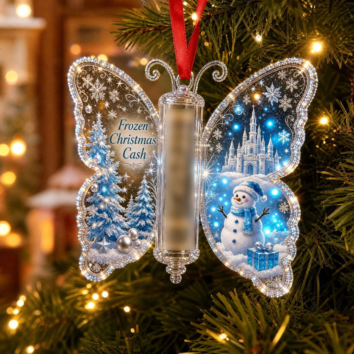 Clearance! Christmas Cash Gift Ornament, Christmas Money Holder for Cash, Christmas Decorations Gift (Merry Christmas)