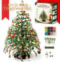 UALSRZL DIY Beaded Christmas Tree Kit, Christmas Decorations Handmade Beads Craft Set, Sparkling Crystal Xmas Ornaments for Table Decor Holiday Gifts