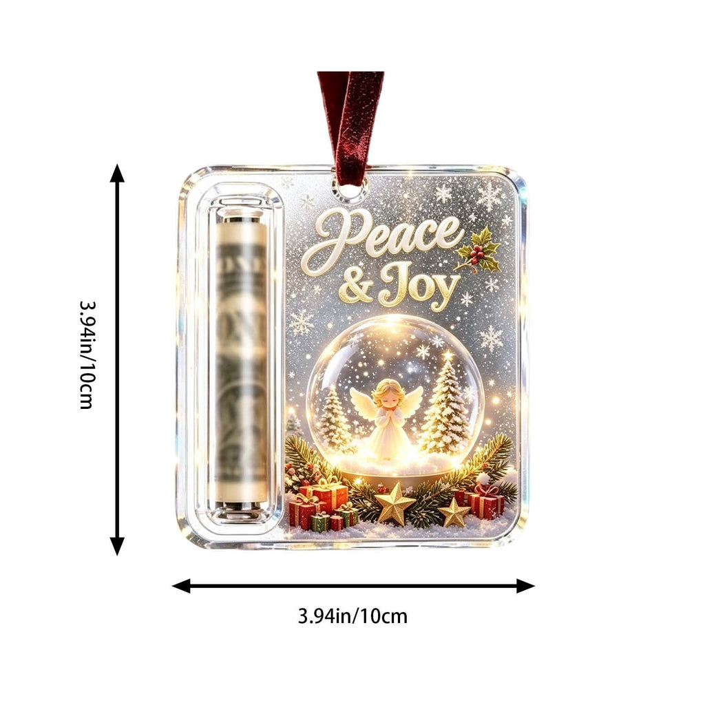 Clearance! Christmas Cash Gift Ornament, Christmas Money Holder for Cash, Christmas Decorations Gift (Merry Christmas)