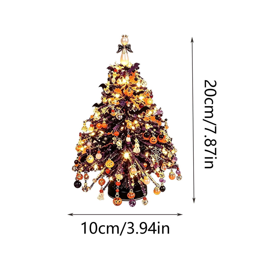 DIY Beaded Christmas Tree Kit, Christmas Decorations Handmade Beads Craft Set, Sparkling Crystal Xmas Ornaments for Tabletop Christmas Decor, Holiday Gifts for Adults by MPOISVA