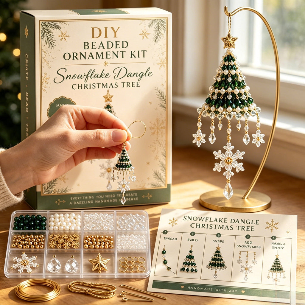 DIY Beaded Christmas Tree Craft Kit Christmas Decorations, 3D Candy Beaded Christmas Tree Craft Kit Christmas Decor, Christmas Crafts for Adults