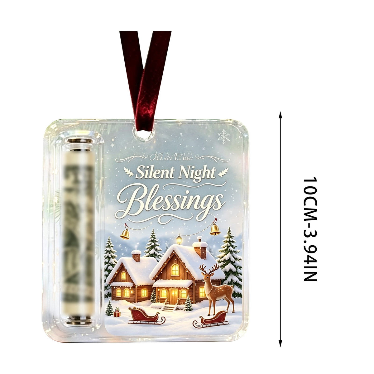 Clearance! Christmas Cash Gift Ornament, Christmas Money Holder for Cash, Christmas Decorations Gift (Merry Christmas)