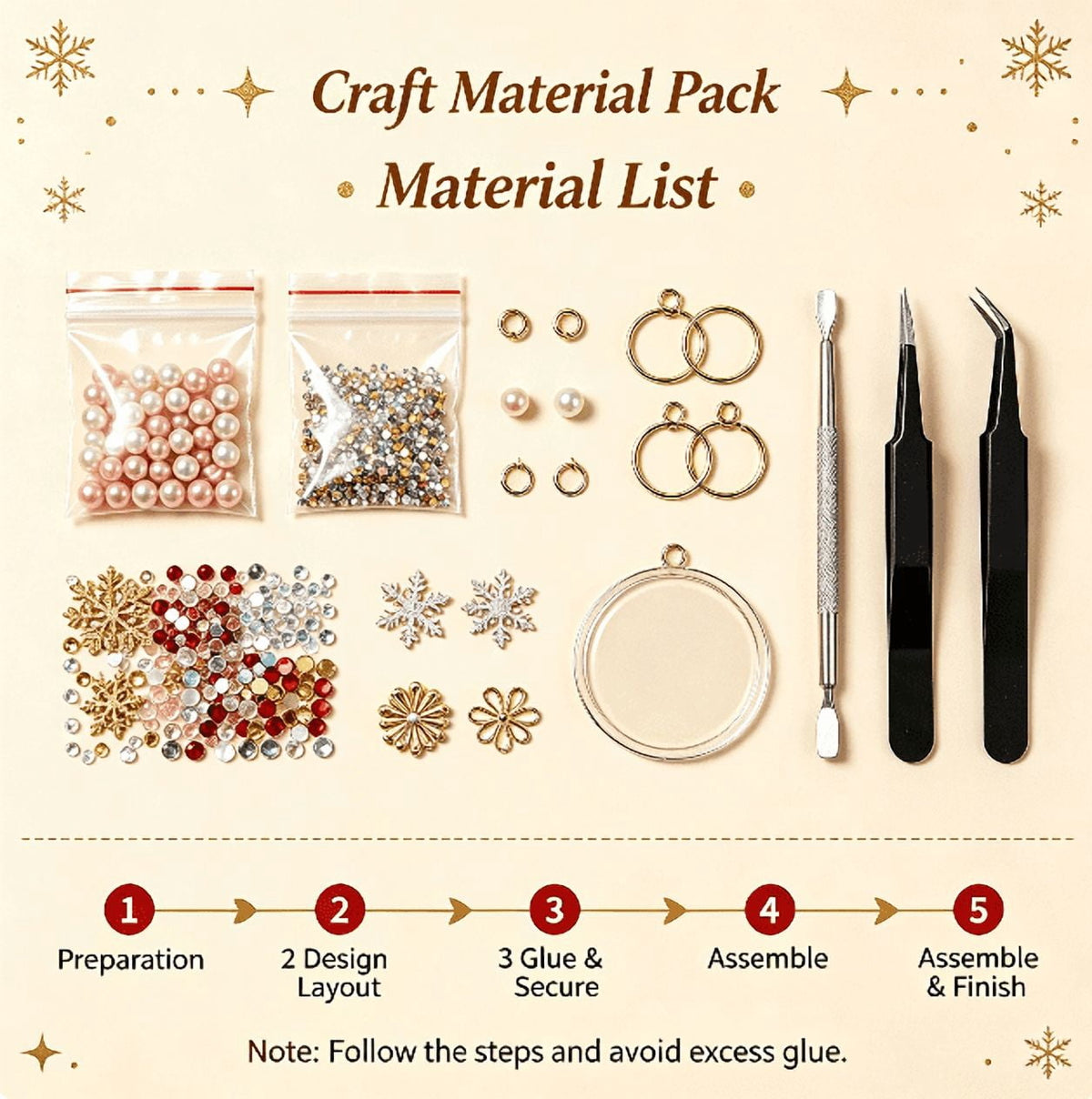 Christmas in July DIY Diamond Art Hanging Ornament – Handmade Sparkling Christmas Keepsake Quiet Leisure Craft for Summer Rainy Afternoons