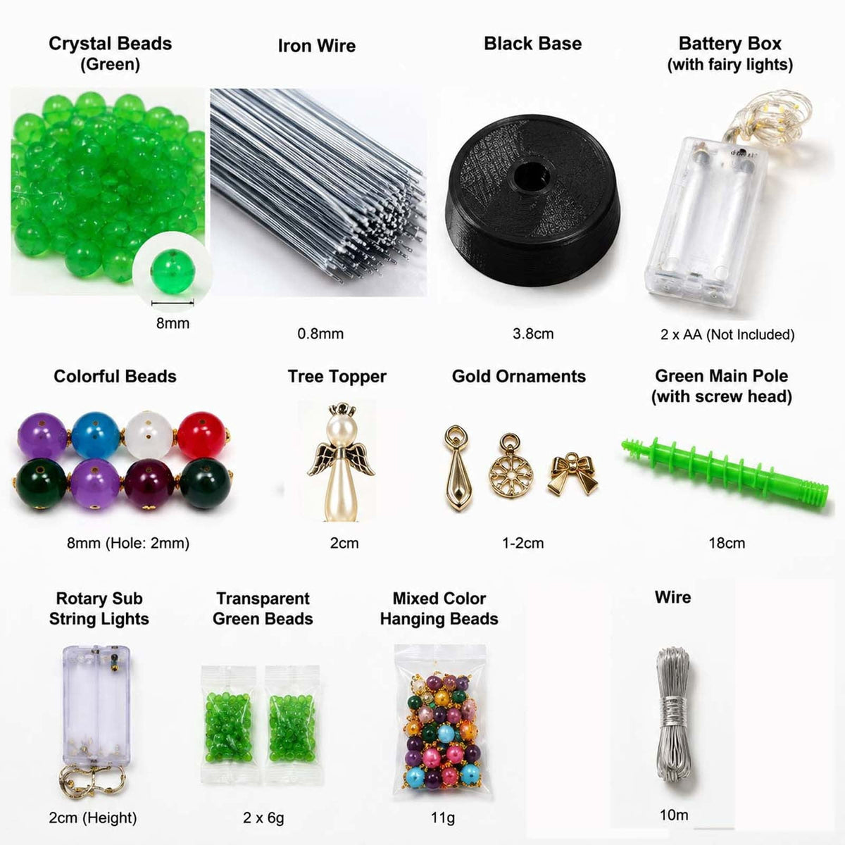 DIY Beaded Christmas Tree Craft Kit Christmas Decorations, 3D Candy Beaded Christmas Tree Craft Kit Christmas Decor, Christmas Crafts for Adults