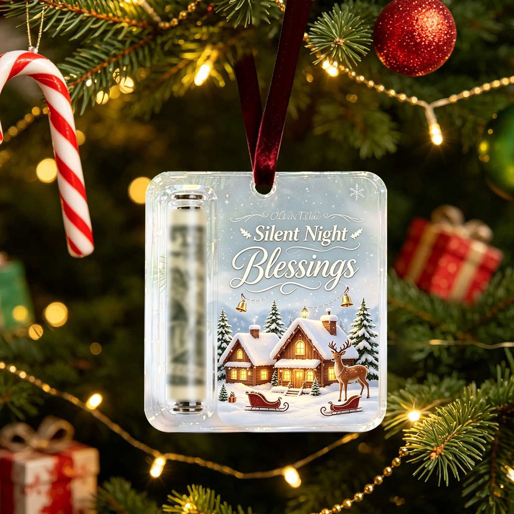 Clearance! Christmas Cash Gift Ornament, Christmas Money Holder for Cash, Christmas Decorations Gift (Merry Christmas)