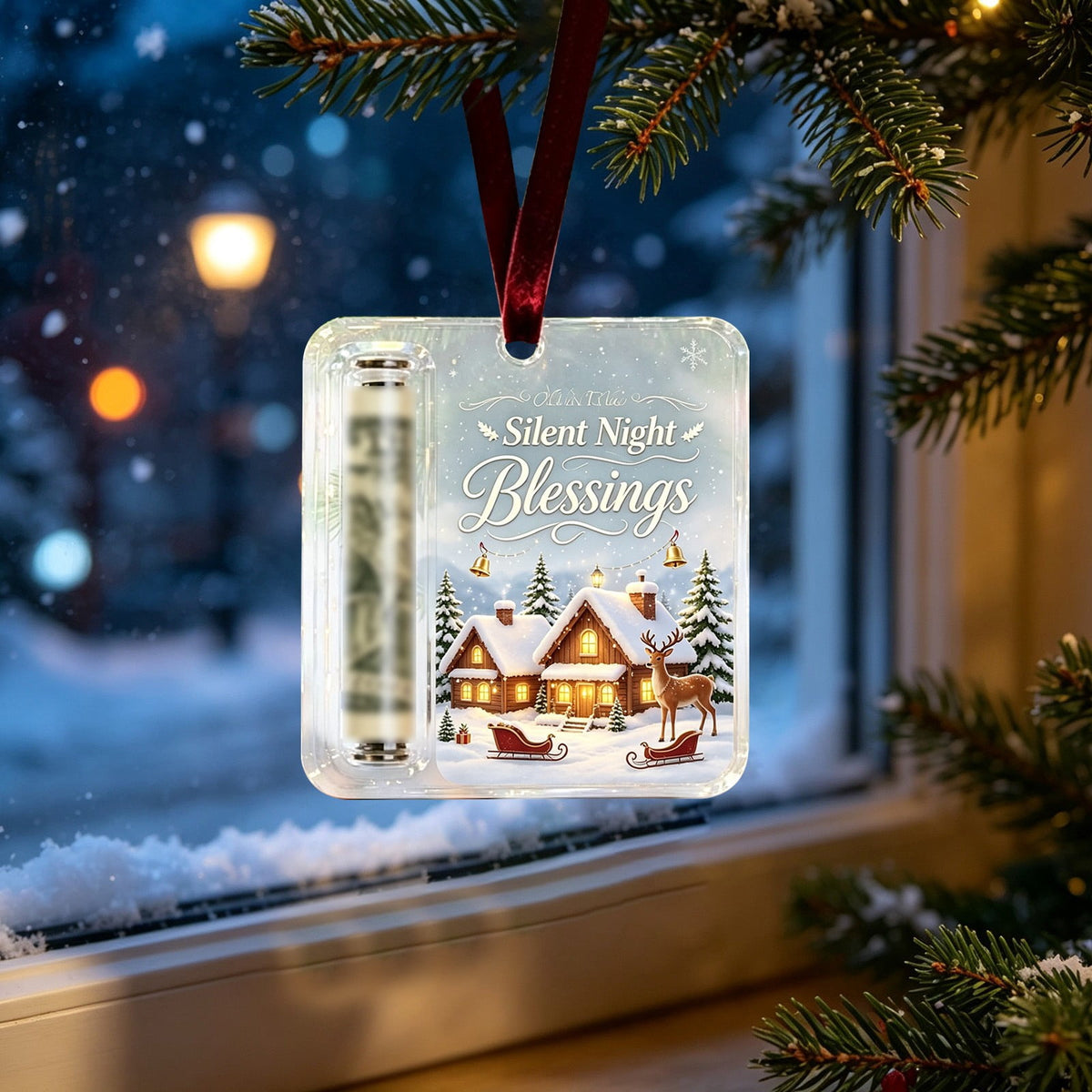 Clearance! Christmas Cash Gift Ornament, Christmas Money Holder for Cash, Christmas Decorations Gift (Merry Christmas)