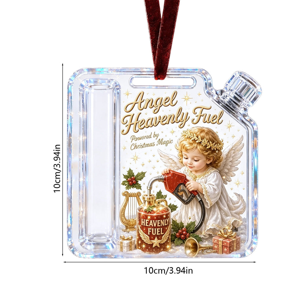 Christmas Cash Gift Stocking Shaped Ornament, Crystal-Clear Cash Holder Ornament with Xmas Stocking Design, Hanging Money Keepsake for Christmas Tree Wreath Garland, Surprise for Family Friends (F)