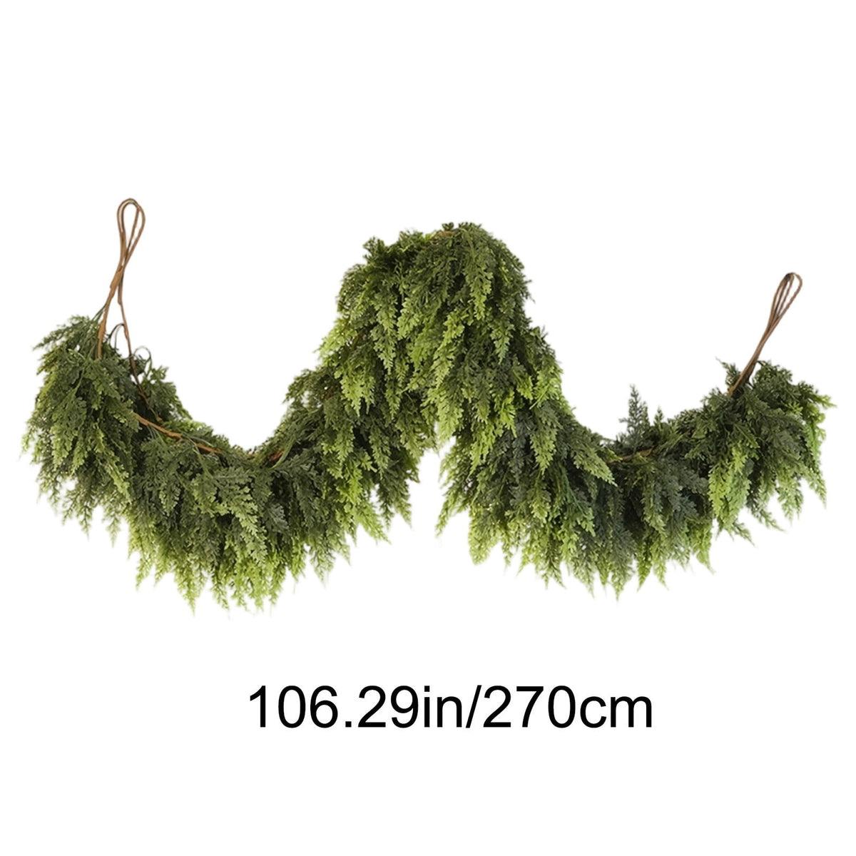 CREATITOY Soft Touch Rubber Pine Twigs Flexible Realistic-Looking Christmas Decorations for Christmas Tree Home Holiday Party Supplies Xmas Decor