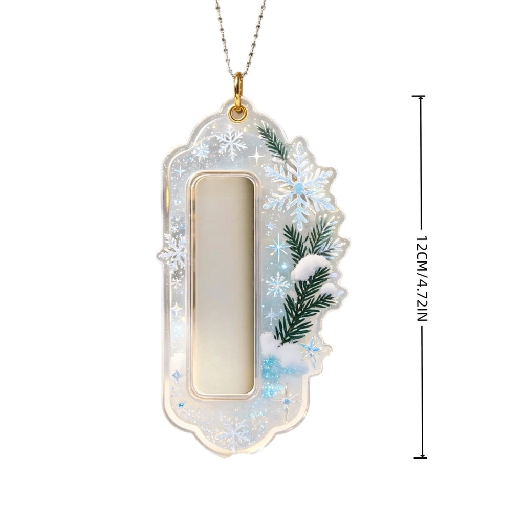 Christmas Cash Gift Stocking Shaped Ornament, Crystal-Clear Cash Holder Ornament with Xmas Stocking Design, Hanging Money Keepsake for Christmas Tree Wreath Garland, Surprise for Family Friends (F)