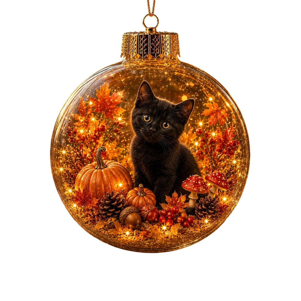 Mivyn Glowing Christmas Story Ornament, 4"Light-Up Mini Holiday Scene with Warm LED Light, Festive Keepsake Gift for Home Christmas Party Decoration,1PCS,