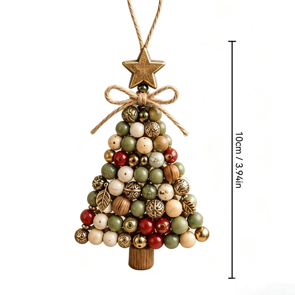 DIY Beaded Christmas Tree Kit, Christmas Decorations Handmade Beads Craft Set, Sparkling Crystal Xmas Ornaments for Tabletop Christmas Decor, Holiday Gifts for Adults by MPOISVA
